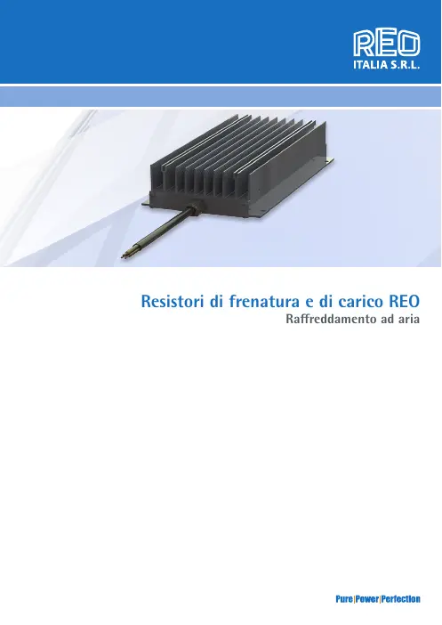 Copertina: Resistori di frenatura e di carico