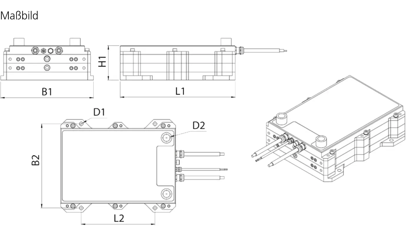 Disegno tecnico: Resistore REOHM serie D 330
